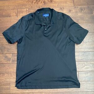 Eton Jet Black Polo Shirt